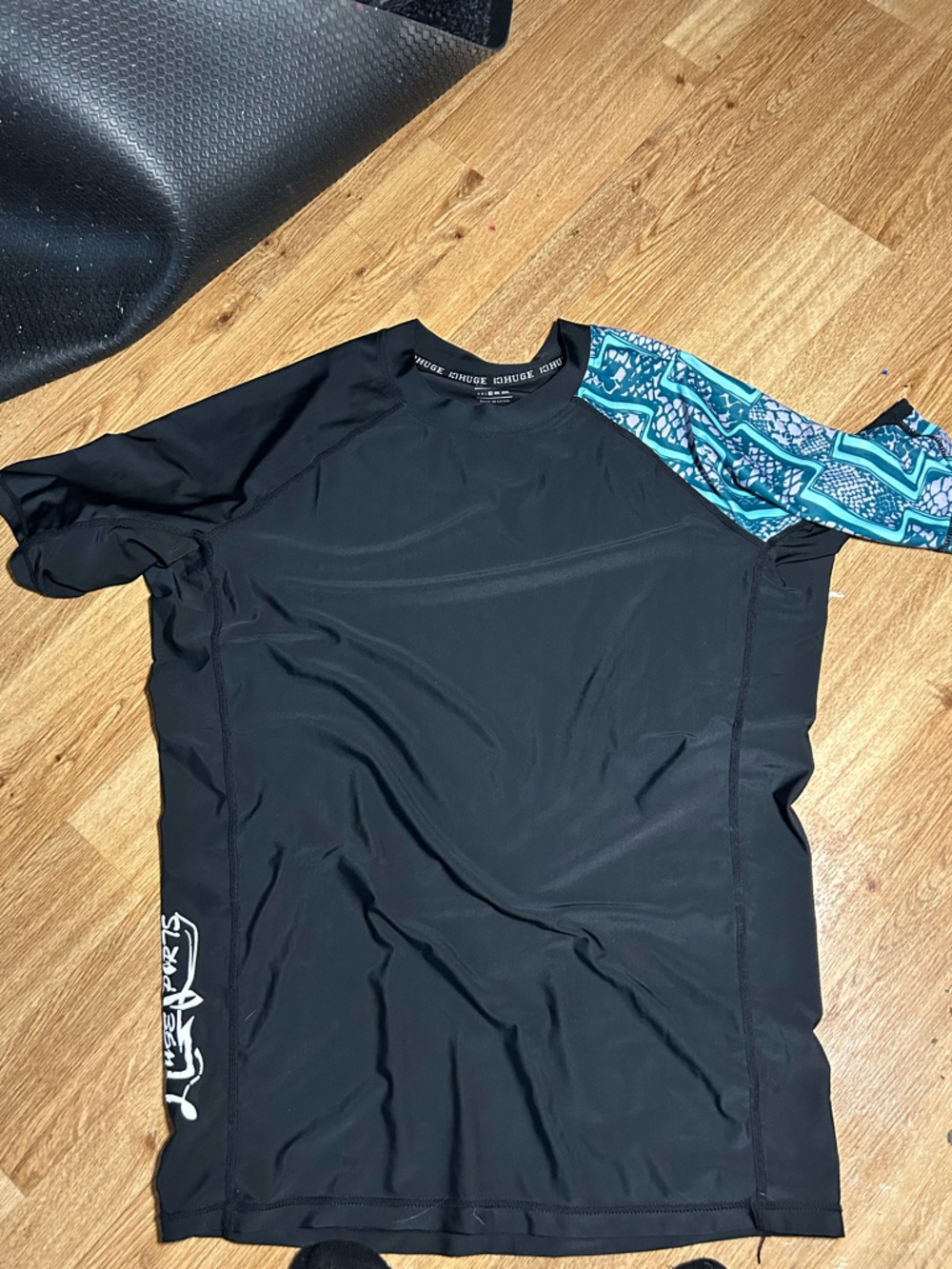 HUE Black Swim Top